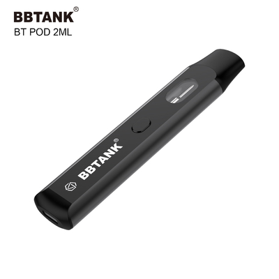 BBTANK 2022 ใหม่โลโก้ที่กำหนดเอง 380mAh แบตเตอรี่ฟังก์ชั่นอุ่น 2ml CBD/THC-O/HHC น้ำมันทิ้ง Vape Pod อุปกรณ์