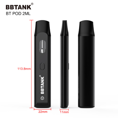 BBTANK vape แบบใช้แล้วทิ้ง 2 กรัม all in one piece vape device
