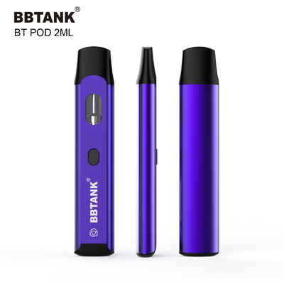 ปุ่ม 2ml ทิ้ง vape pod อุ่นตลับขดลวดเซรามิกสำหรับ delta 8 thc