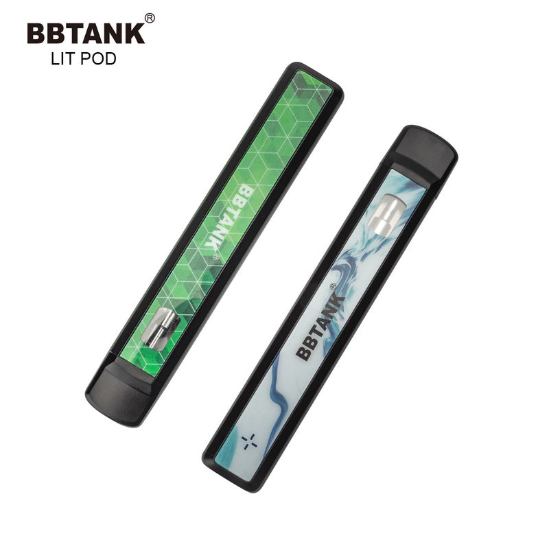 เดลต้า 8 cbd thc น้ำมันหนาเซรามิก 1.0ml ถังชาร์จทิ้ง vape pod อุปกรณ์