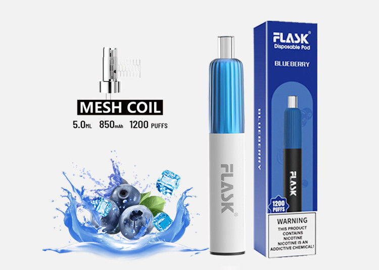 3.7V 2 รสทิ้ง Vape 850mAh E Cig Starter Kits 2% เกลือนิโคติน