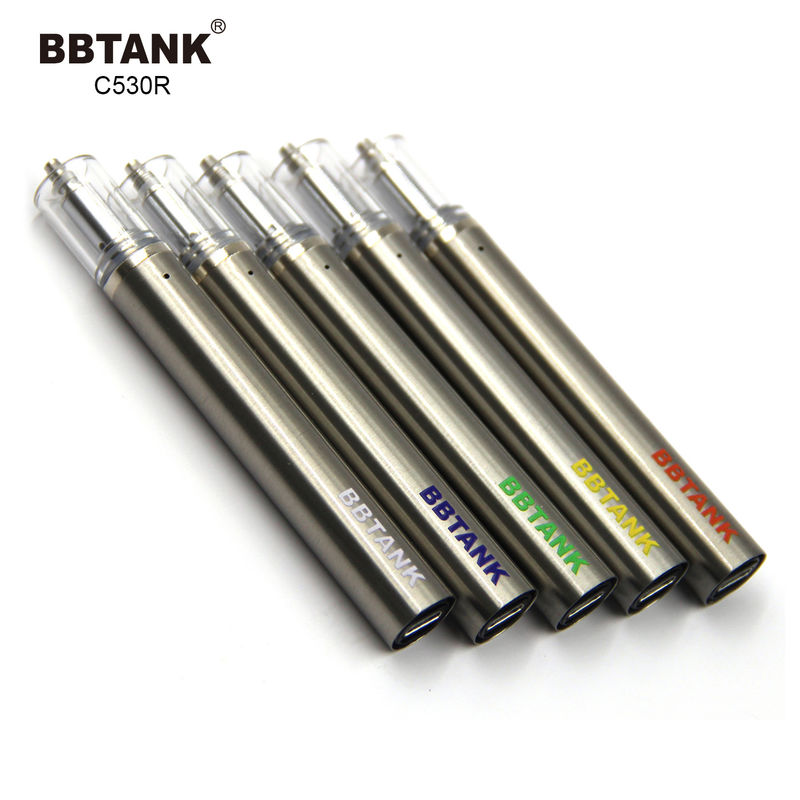 3.7V CBD อุปกรณ์ทิ้ง Vape 0.5ml ปากกาควัน CBD พร้อมพอร์ต USB