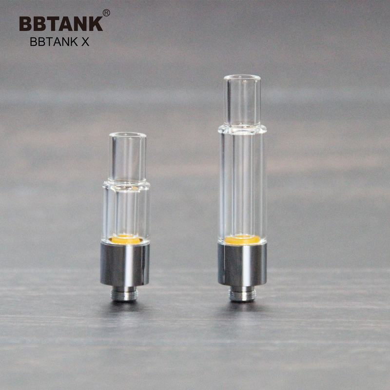 BBTANKโรงงานขายส่งเดิมเต็มตลับแก้ว0.5มิลลิลิตร1.0 2.0กรัม, 510กระทู้พอดีช่วงกว้างน้ำมันหนืด